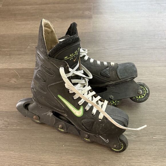 VTG Nike Zoom Air Roller Blade Hockey Inline Roller Skates Sz 11 US - Picture 1 of 8